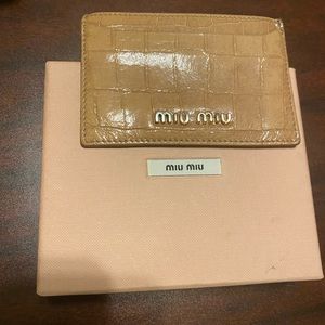 Miu Miu card holder